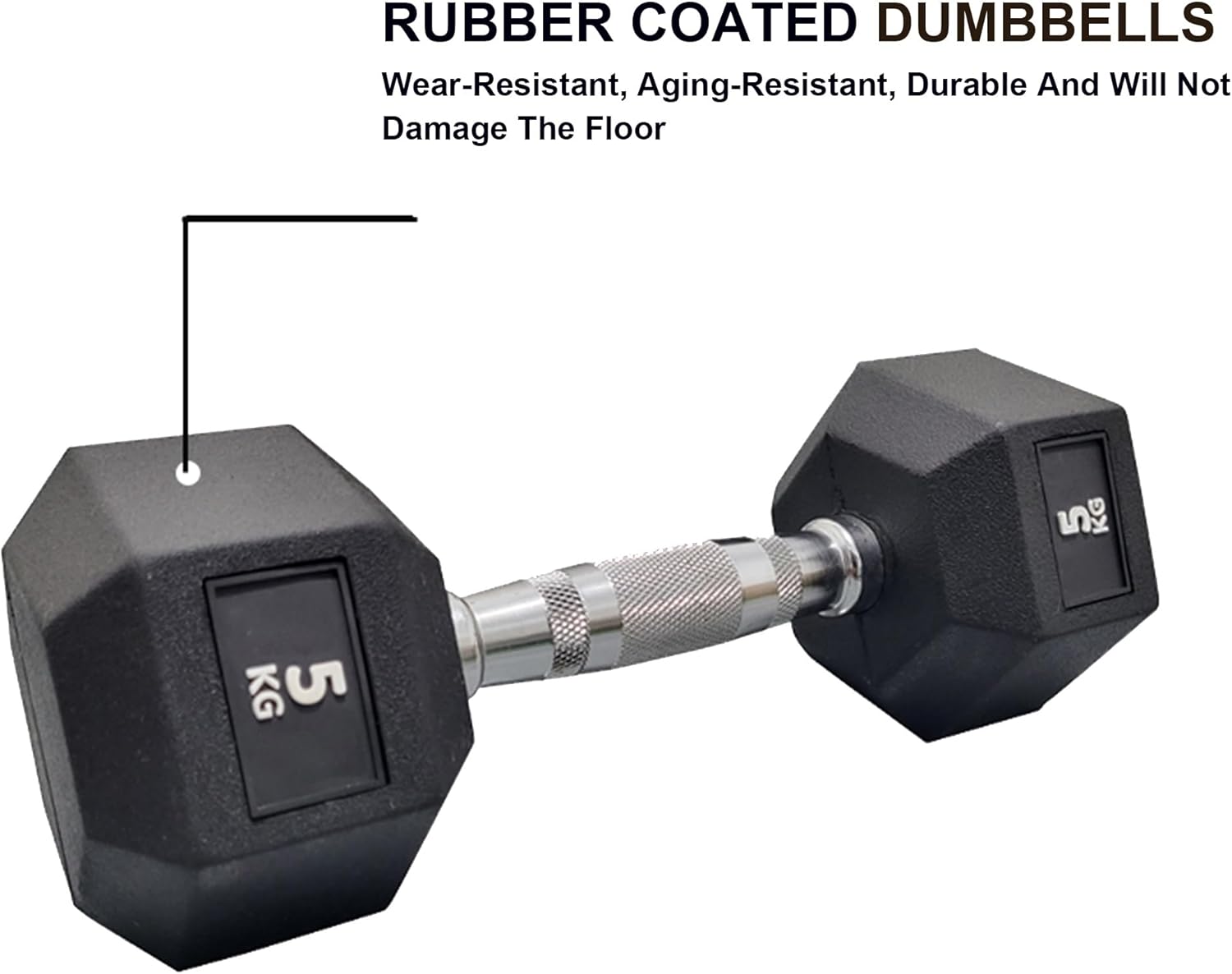 FitElite(フィットエリート) HEXダンベル (20kg x 2個/シルバ